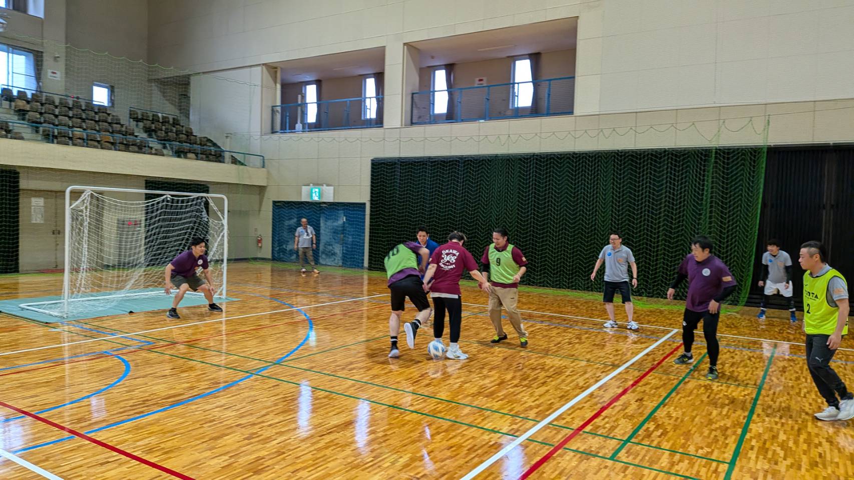 三単会合同例会 フットサルの様子
